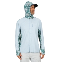 Рубашка SIMMS Intruder Fishing Hoody цвет Slamdown Steel Blue превью 1