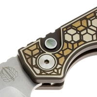 Нож складной автоматический PRO-TECH Strider Custom рукоять титан цв. Черный превью 4