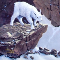 Картина HUNTSHOP Derk репродукция «Белые козы» превью 2