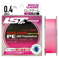 Плетенка LINE SYSTEM Rock Game PE цв. розовый 100 м #0.4