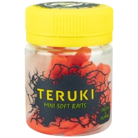 Червь TERUKI Flash 8 см (7 шт.) зап. сыр цв. Red превью 3