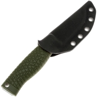 Нож с фиксированным клинком BOKER Bronco Mini сталь CPM 3V рукоять Термопластик цв. Зеленый превью 4