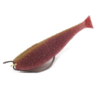 Поролоновая рыбка LEX Classic Fish 8 OF2 BLB (кирпичное тело / салатовая спина / красный хвост)