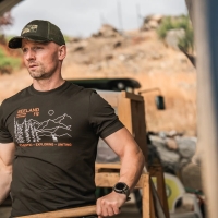 Футболка SEELAND Landscape T-shirt цвет Pine green превью 8