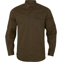 Рубашка HARKILA Trym L/S Shirt цвет Willow green превью 1