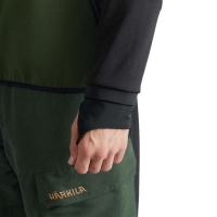 Толстовка HARKILA Scandinavian fleece jacket цвет Duffel green / Black превью 2