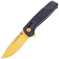 Нож складной SOG Terminus XR LTE Gold S35VN рукоять Карбон цв. Черный/Золотой превью 1
