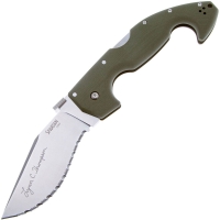 Нож складной COLD STEEL Spartan Lynn Thompson Signature S35VN рукоять стеклотекстолит G10 цв. Зеленый превью 1