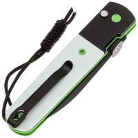 Нож складной полуавтоматический CJRB Locust сталь AR-RPM9 рукоять стеклотекстолит G10 цв. Черно-белый превью 2