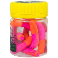 Червь TERUKI Roy 6,5 см (7 шт.) зап. сыр цв. Pink/Orange