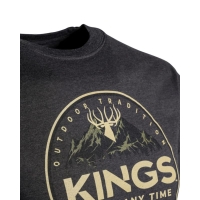Футболка KING'S Alpine Tee цвет Heather Graphite превью 3