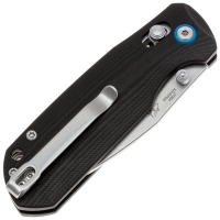 Нож складной полуавтоматический CJRB Maximal сталь AR-RPM9 рукоять стеклотекстолит G10 цв. Черный превью 2