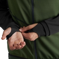 Толстовка HARKILA Scandinavian fleece jacket цвет Duffel green / Black превью 3