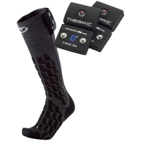 Носки с подогревом THERM-IC Powersocks Set Heat Fusion Uni+S-pack700 цвет Black