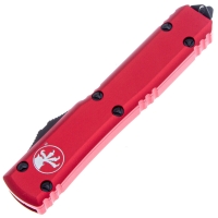 Нож автоматический MICROTECH Ultratech S/E M390, рукоять алюминий, цв. бордовый превью 3