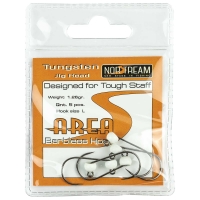 Джиг-Головка NORSTREAM Trout Jig Head 1,26 г цв. glow white (5 шт.) превью 2