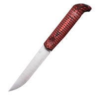Нож OWL KNIFE North сталь M390 рукоять G10 черно-красн превью 1