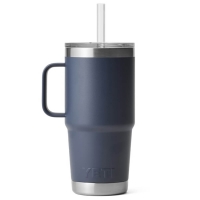 Термокружка YETI Rambler Straw Mug 710 цвет Navy превью 3