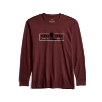 Лонгслив SITKA Trek LS Tee цвет Dark Red