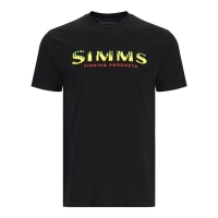 Футболка SIMMS Logo T-Shirt цвет Black Neon