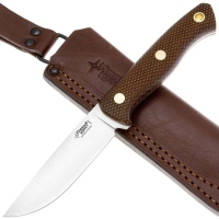 Нож ЮЖНЫЙ КРЕСТ Fang L Сталь Elmax рукоять Микарта койот/насечка превью 4