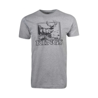 Футболка KING'S Muley Box Tee цвет Heather Light Grey