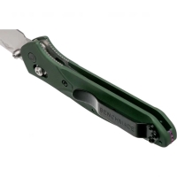 Нож складной BENCHMADE Osborne сталь S30V рукоять зеленый алюминий превью 5