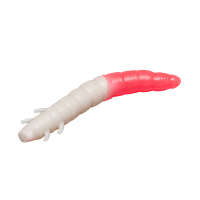 Червь SOOREX PRO King Worm запах сыр 55 мм (7 шт.) цв. 226 White/Pink glow