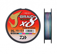 Плетенка DAIWA J-Braid Grand X8 135 м цв. разноцветный 0,10 мм