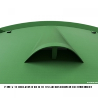 Палатка HUSKY Boston 4 цвет зеленый превью 11