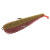 Поролоновая рыбка LEX Zander Fish 9 BLB (кирпичное тело / салатовая спина / красный хвост)