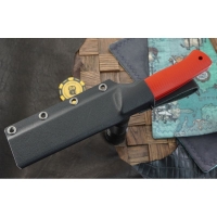 Нож OWL KNIFE Ulula сталь N690 рукоять G10 Красная превью 3