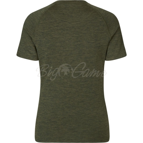 Футболка SEELAND Active S/S T-Shirt Women цвет Pine green фото 3