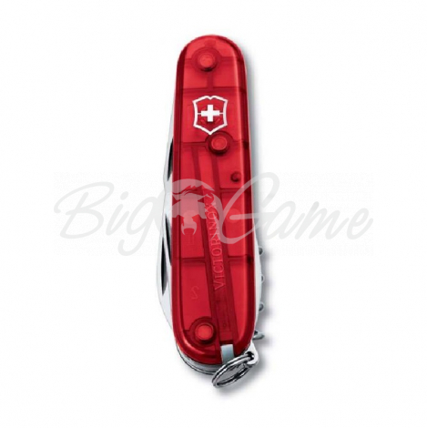 Нож VICTORINOX Spartan 91мм 12 функций цв. красный полупрозрачный фото 1