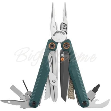 Мультитул LEATHERMAN Wave Alpha (16 инструментов) цв. Cascadia фото 1