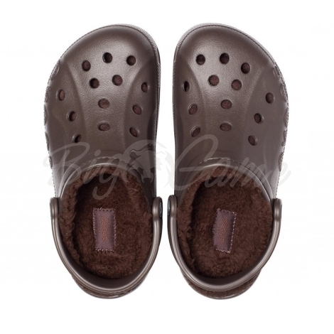 Сабо CROCS Baya Lined Clog цвет Коричневый фото 4