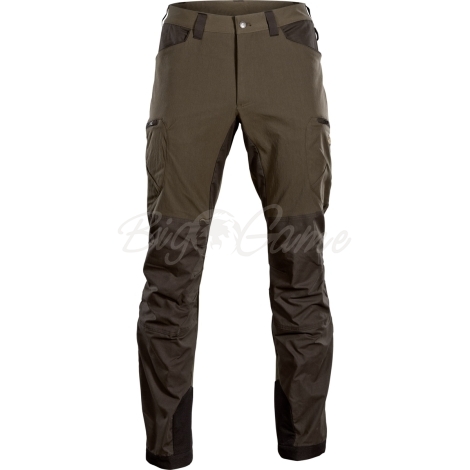 Брюки HARKILA Ragnar Trousers цвет Slate brown / Willow green фото 1