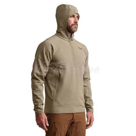 Толстовка SITKA Alpha Fleece Hoodie цвет Buckskin фото 7