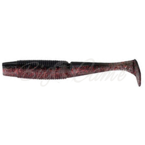 Виброхвост DAIWA Bait Junkie Minnow 6,2" (3 шт.) цв. Ghost Black Red Belly фото 1