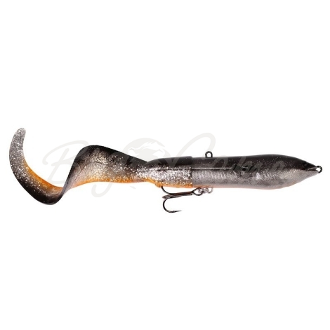 Воблер SAVAGE GEAR 3D Hard Eel Tail Bait 17 цв. 01-Dirty Silver фото 1