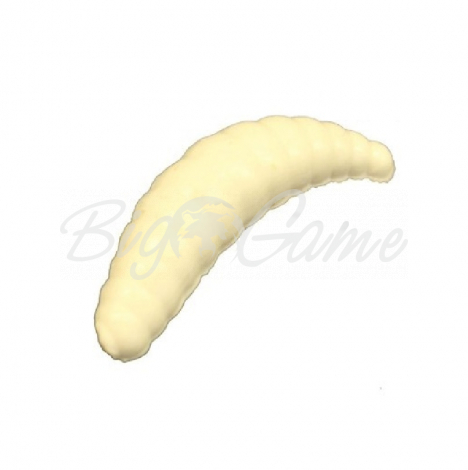 Червь TROUT ZONE Maggot 1,6" зап. сыр (10 шт.) цв. 111 белый фото 1