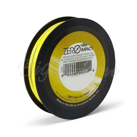 Плетенка POWER PRO Zero-Impact 135 м цв. Yellow (Желтый) 0,36 мм фото 1