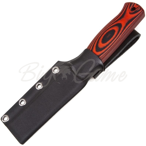 Нож OWL KNIFE Hoot сталь S125V рукоять G10 черно-красн фото 2