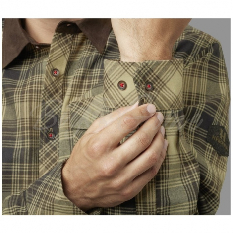 Рубашка HARKILA Driven Hunt flannel shirt цвет Light teak check фото 3