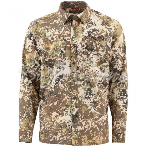 Рубашка SIMMS Double Haul LS Shirt цвет River Camo фото 1