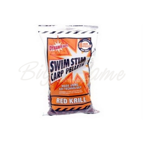 Пеллетс DYNAMITE BAITS Swim Stim 6 мм Красный криль фото 1