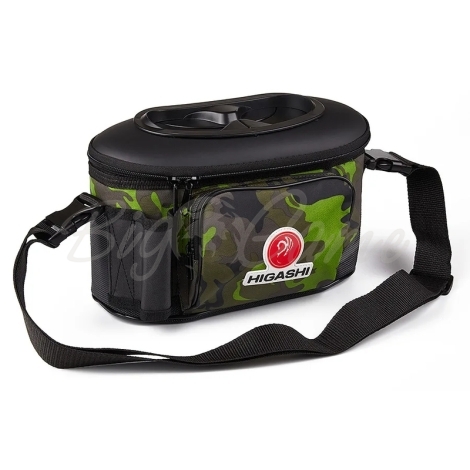 Сумка для рыбы HIGASHI Live bait box 4,5 л цвет Green Camo фото 1