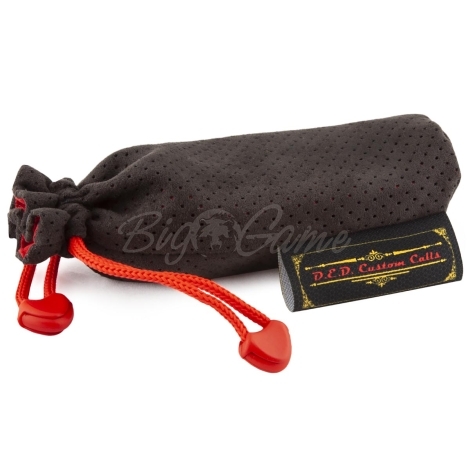 Манок на белолобого гуся D.E.D CUSTOM CALLS Зов вдовы Call of widow Short barrel (делрин) цв. Белый со светло-серыми разводами фото 2