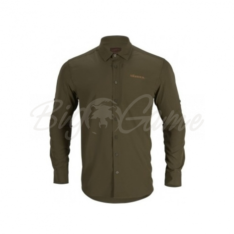 Рубашка HARKILA Trail L/S shirt цвет Willow green фото 1