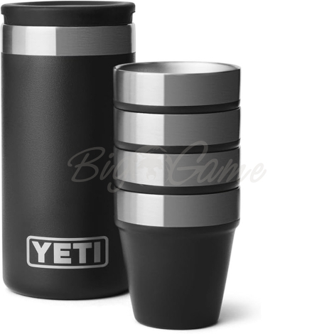 Набор рюмок YETI Shot Glasses & Case цв. Black фото 1